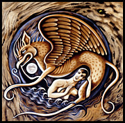 Griffin Painting by Valerie White Griffin Painting by Valerie White