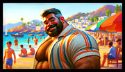 Grinning Sunset Digital Art by Shawn Dall