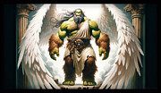 Gruff Angel Digital Art by Shawn Dall Gruff Angel Digital Art by Shawn Dall