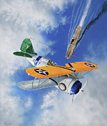 Grumman F3F Painting by Steve Ferguson Grumman F3F Painting by Steve Ferguson