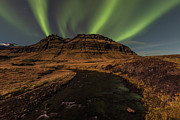 Grundarfjordur Mountains Aurora, Snaefellsnes, Iceland Photograph by Adrian Hendroff