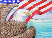 Gulf Coast Salute to Freedom Painting by Paul Brent
