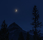 Half-moon Halfway Photograph by Tim Lyden