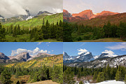 Hallett and Flattop - Four Seasons Photograph by Aaron Spong