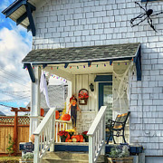 Halloween, autumn decorations Photograph by Tatiana Travelways