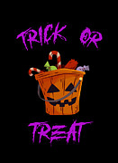 Halloween Trick or Treat Design Digital Art by Matthias Hauser