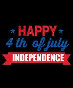 Happy 4th of July Independence Digital Art by Jacob Zelazny