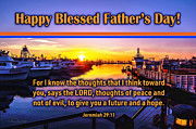 Happy Blessed Father's Day, San Diego Harbor Photograph by Brian Tada