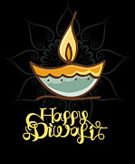 Happy Diwali T Shirt Digital Art by Flippin Sweet Gear