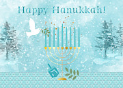Happy Hanukkah Holiday Art Photograph by Anita Pollak