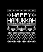 Happy Hanukkah Ugly Xmas Digital Art by Tinh Tran Le Thanh