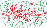 Happy Holidays v8 Digital Art by Robert Banach Happy Holidays v8 Digital Art by Robert Banach