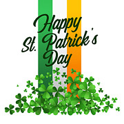 Happy St Patrick's Day v10 Digital Art by Robert Banach