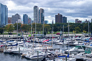 Harbor Harmony - Milwaukee's Skyline and Sailboat Marina Photograph by Brigitte Blanchette Thompson Harbor Harmony - Milwaukee's Skyline and Sailboat Marina Photograph by Brigitte Blanchette Thompson