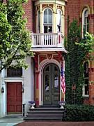 Harrisburg PA - Green and Red Doors Photograph by Susan Savad Harrisburg PA - Green and Red Doors Photograph by Susan Savad