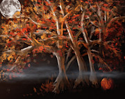 Haunted Forest Digital Art by Lois Bryan