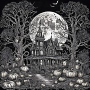 Haunted House 2023 Digital Art by Cindy's Creative Corner Haunted House 2023 Digital Art by Cindy's Creative Corner