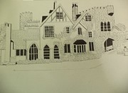 Haunting Of Hill House Ink Drawing Drawing by Donald Northup Haunting Of Hill House Ink Drawing Drawing by Donald Northup