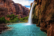 Havasu Waterfall Photograph by Adam Mateo Fierro
