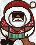 Hawaiian Santa Art Print Painting by Tommervik
