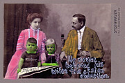 He Never Believed His Wife's Story of Alien Abduction Painting by Jo Potocki