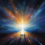 Healing Reunions in the Ethereal Painting by Lourry Legarde