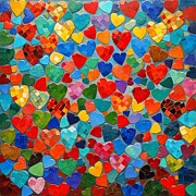 Heart Mosaic Collage Digital Art by Stephanie Fischer Heart Mosaic Collage Digital Art by Stephanie Fischer