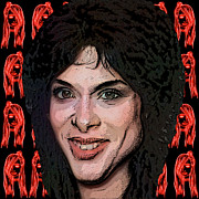 Heart parody portrait Digital Art by Christina Fairhead Art and Merch