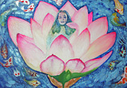 Hearts Lotus Will Blossom Forth Paramhansa Yogananda Painting by Ashleigh Dyan Bayer Hearts Lotus Will Blossom Forth Paramhansa Yogananda Painting by Ashleigh Dyan Bayer