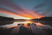 Hell on a Finnish lake Photograph by Vaclav Sonnek Hell on a Finnish lake Photograph by Vaclav Sonnek