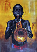 Here I Am Painting by Ronnie Moyo