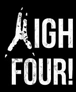 High Four Parrot Footprint High Five  Drawing by Noirty Designs