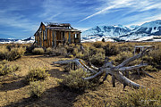 Highway 395 Cabin Photograph by Gary Johnson Highway 395 Cabin Photograph by Gary Johnson