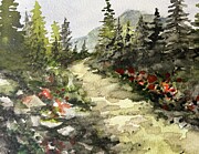 Hike In The Woods Painting by Larry Whitler Hike In The Woods Painting by Larry Whitler