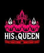 his Queen Digital Art by Jacob Zelazny