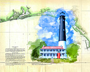 Historic Florida Panhandle - Pensacola Mixed Media by Mark Tisdale