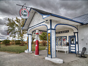 Historic Standard Oil Station on Route 66 in Odell, Illinois Photograph by Kristia Adams