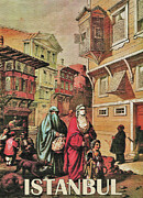 Historic Street in Istanbul, Turkey Digital Art by Long Shot
