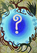 Holding Space around The Cauldron of What May Emerge Painting by Jennifer Baird