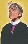 Holy Living Prophet Bishop Mariann 346 Painting by William Hart McNichols