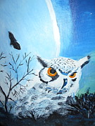 Hooot Painting #377 Painting by Donald Northup