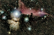 Horsehead and flame nebulae Photograph by Nunzio Mannino