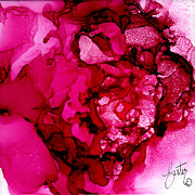 Hot Pink Peony Painting by Daniela Easter Hot Pink Peony Painting by Daniela Easter