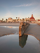 Hotel Del Coronado Reflection Photograph by William Dunigan