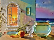House, Containing Sunset Digital Art by Eris And AI House, Containing Sunset Digital Art by Eris And AI