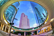 Houston Circular Walkway Painting by Christopher Arndt