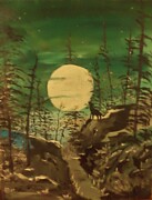 Howling Painting # 169 Painting by Donald Northup