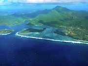 Huahine From The Air Photograph by Diane Macdonald