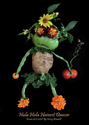 Hula Hula Harvest Frog Vegetable Art Photograph by Nancy Griswold