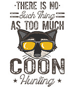 Hunters Coonhound Owners Animals Raccoon Hunting Digital Art by Toms Tee Store
